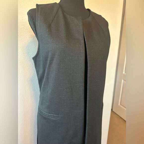 Cabi Drafting Long Vest  Graphite Gray XS Immaculate! - Picture 5 of 12